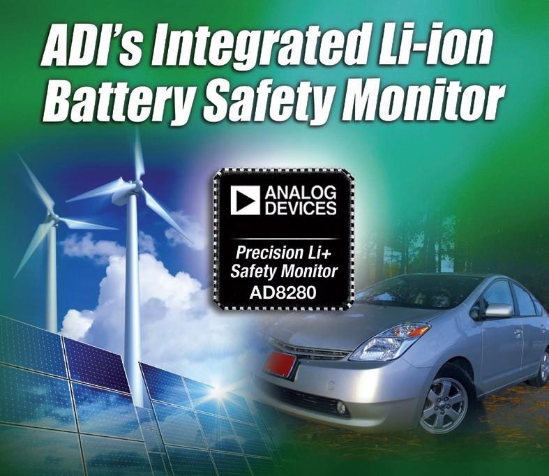 Analog Devices představuje systém na hlídání a ochranu Lithiových akumulátorů pro použití v energetice a automobilovém průmyslu